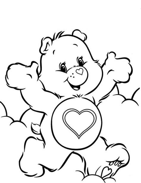 474x613 Happy Birthday Bear Coloring Page Care Bear