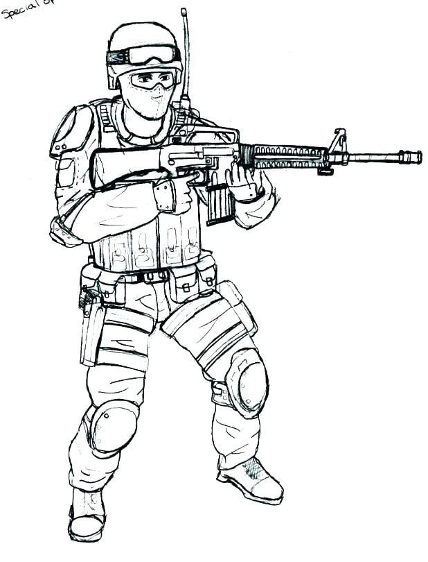 618x810 Soldier Coloring Pages To Print Soldiers Coloring Pages Army