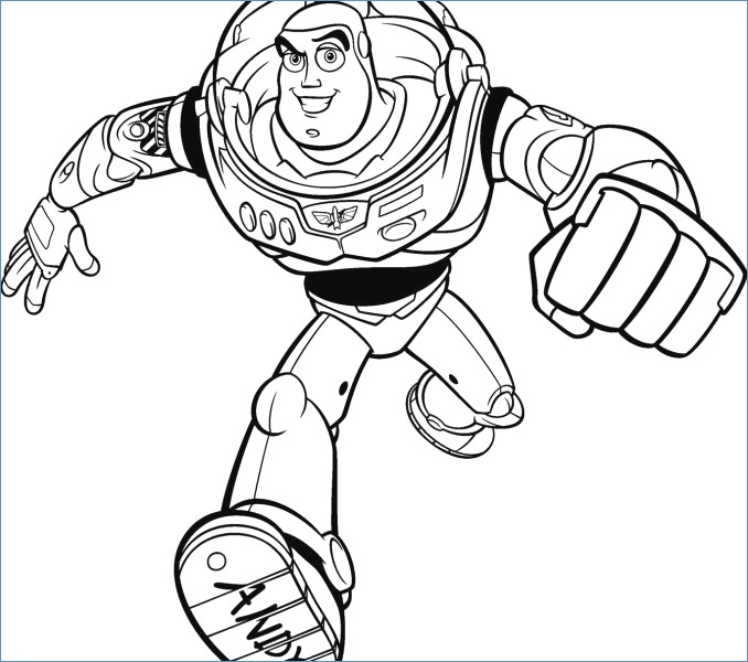 678x600 Sarge Alien With Buzz Lightyear Toy Story 2 Coloring Pages
