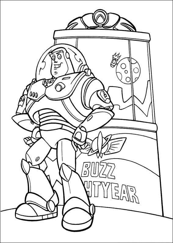567x794 Toy Story Coloring Pages