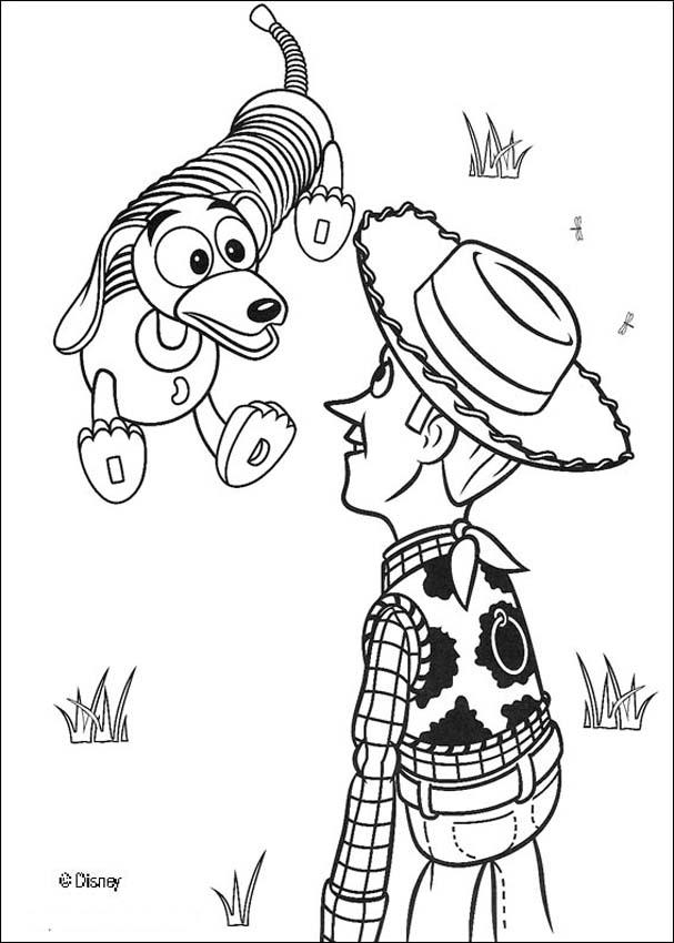607x850 Toy Story 2 Coloring Pages