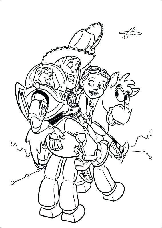 Toy Story 2 Coloring Pages at GetColorings.com | Free printable ...