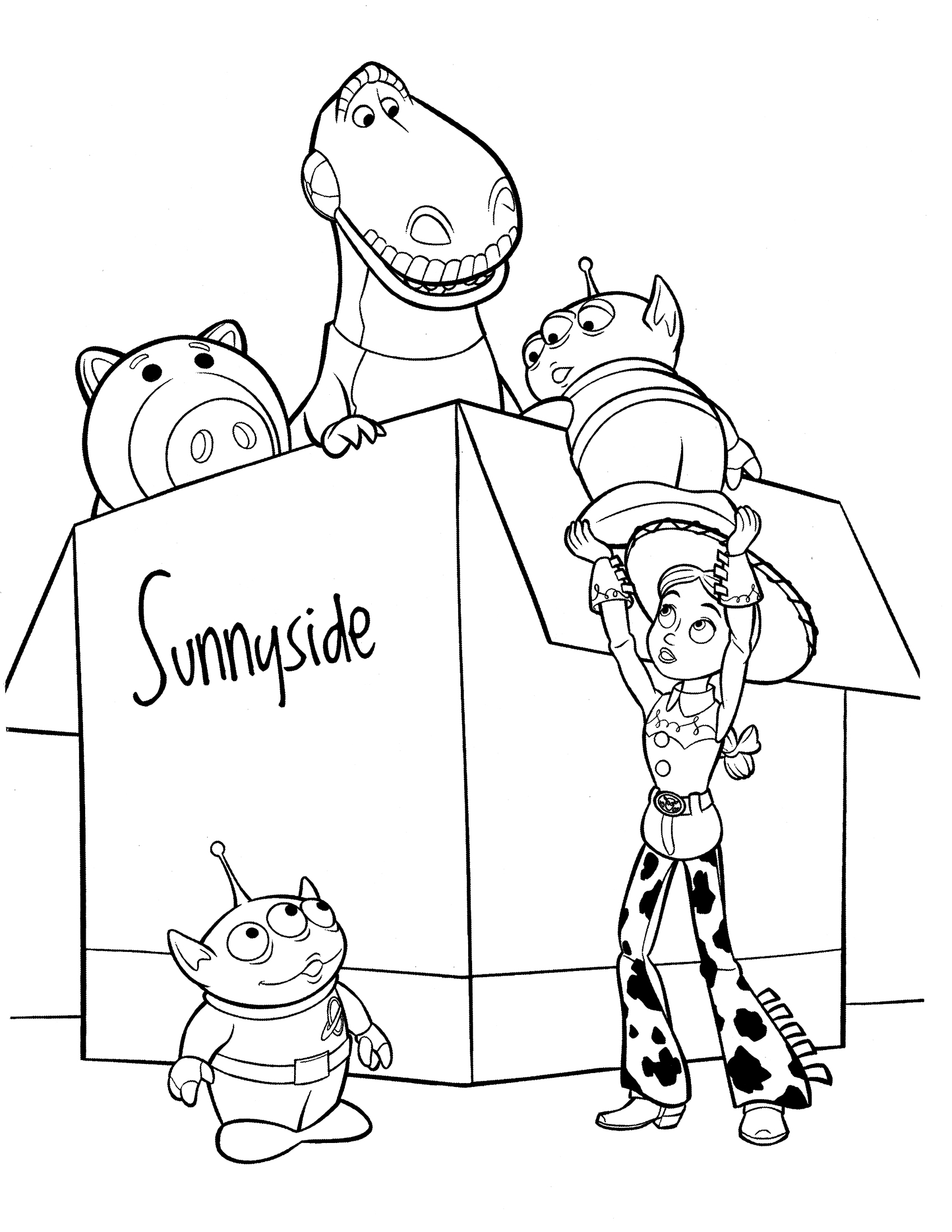 Toy Story 3 Coloring Pages 1700x2200 Toy Story 3 Coloring Pages