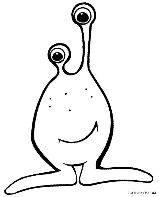 622x770 Printable Alien Coloring Pages For Kids Cool2bkids