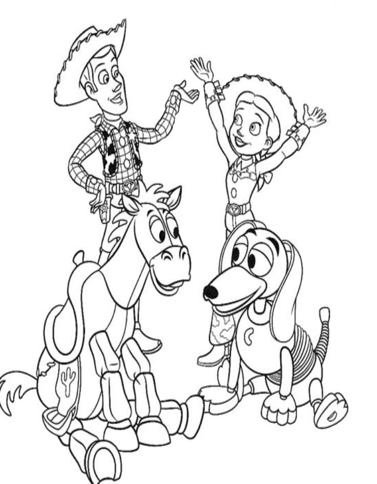 Best Toy Story Jessie Coloring Pages Free 3450 Printable 736x944 Best Toy Story Jessie Coloring Pages Free 3450 Printable