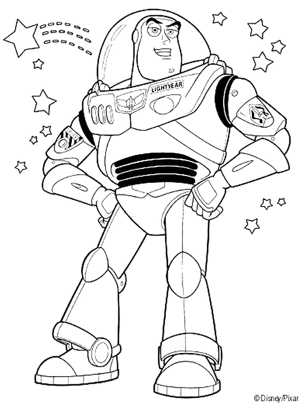 1045x1400 Toy Story Coloring Pages