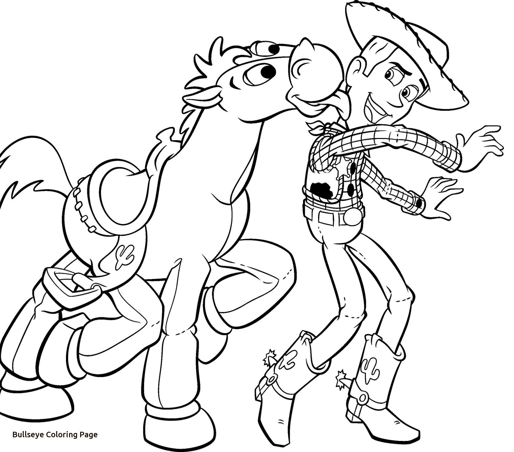 1674x1473 Woody And Bullseye Coloring Pages For Kids Freecolorngpagesco Toy
