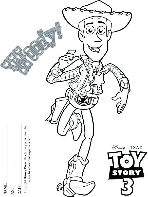 600x800 Toy Story Coloring Pages Online Free Toy Story Coloring Book Pages