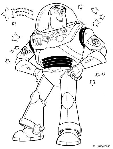 396x523 Buzz Lightyear Coloring Pages