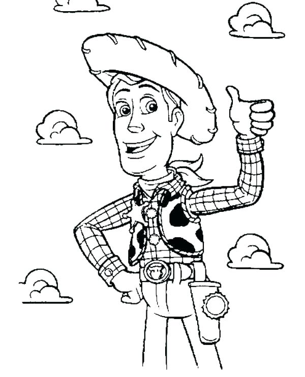 Good Woody Coloring Pages Free Download Sheriff Toy Story Of Good 600x742 Good Woody Coloring Pages Free Download Sheriff Toy Story Of Good