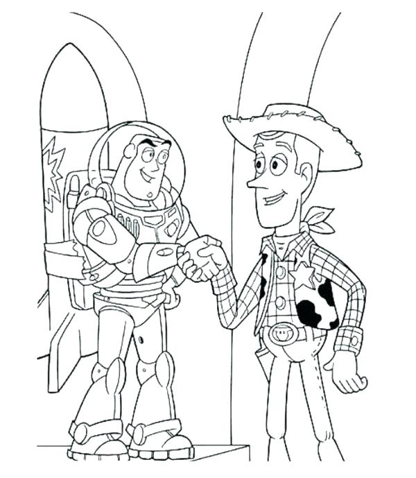 Woody Coloring Page Woody Toy Story Coloring Pages Woody And Buzz 600x689 Woody Coloring Page Woody Toy Story Coloring Pages Woody And Buzz
