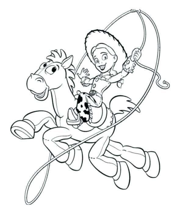 Toy Story Coloring Pages And Bullseye Lasso Toy Story 3 Coloring 600x678 Toy Story Coloring Pages And Bullseye Lasso Toy Story 3 Coloring