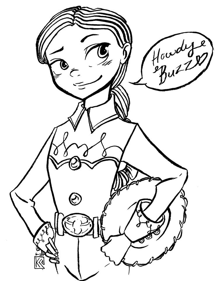 Jessie From Toy Story By Kazitaz 754x960 Jessie From Toy Story By Kazitaz