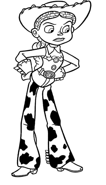 Toy Story 4 Coloring Pages Jessie Coloring Pages