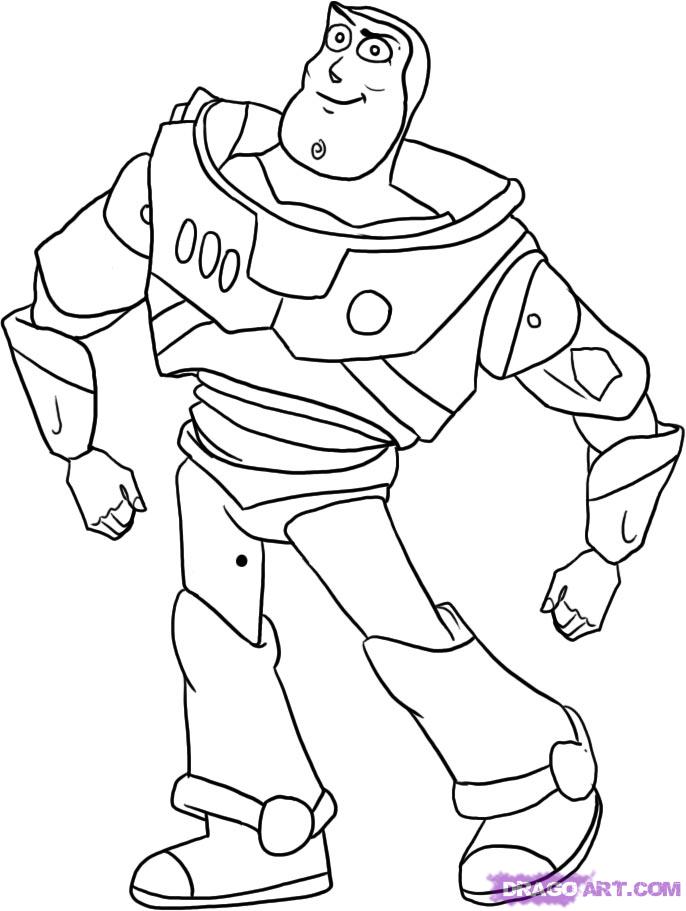 686x911 Toy Story Buzz Lightyear Drawing