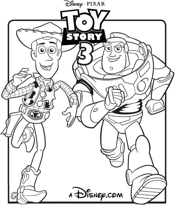 618x736 Buzz Lightyear Coloring Pages Together With Toy Story A Woody Con