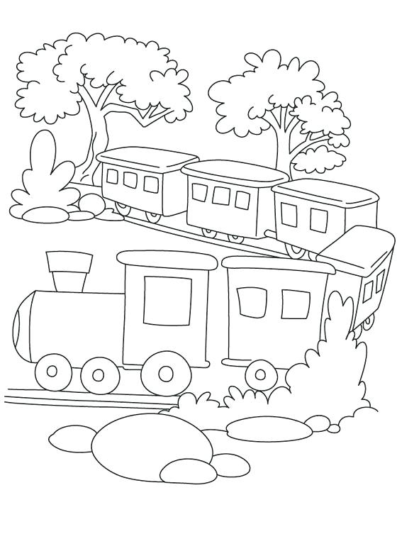 Toy Train Coloring Page at GetColorings.com | Free printable colorings ...