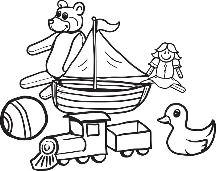 Toys Coloring Pages Free Printable Christmas Toys Coloring Page 700x557 Toys Coloring Pages Free Printable Christmas Toys Coloring Page
