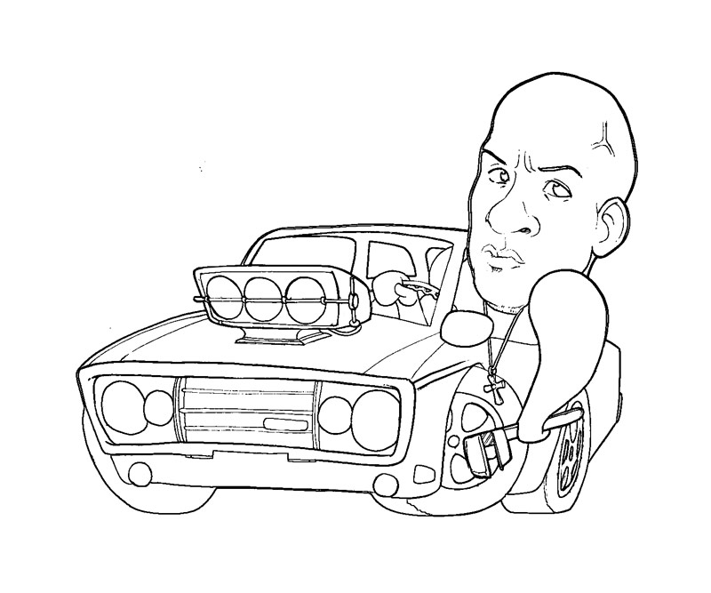 800x667 Fast And Furious 7 Cars Coloring Pages