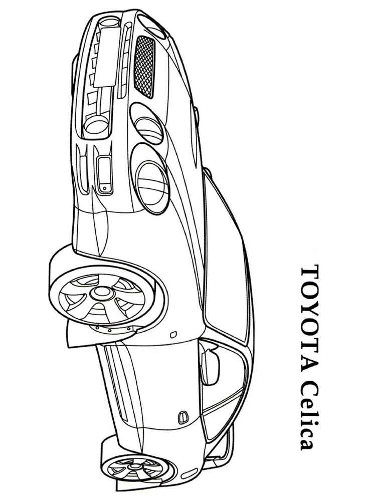 750x1000 Toyota Coloring Pages. Free Printable Toyota Coloring Pages.