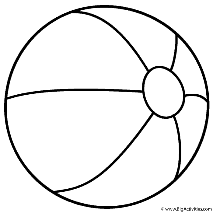 Ball Coloring Pages Printable 700x700 Ball Coloring Pages Printable