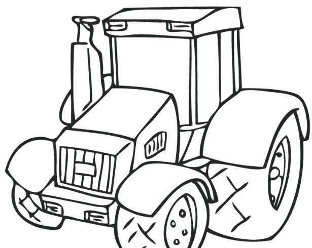 615x490 Printable Tractor Coloring Pages Breathtaking Tractor Coloring