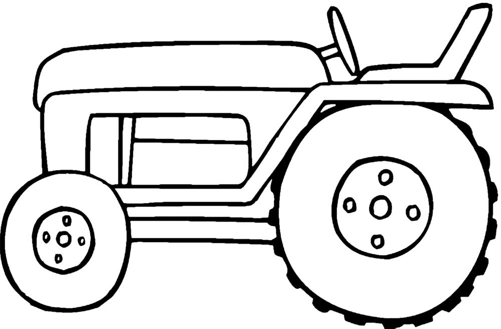Tractor Coloring Pages For Toddlers