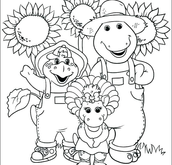 Farm Tractor Coloring Pages Coloring Pages Barney Index Coloring 600x576 Farm Tractor Coloring Pages Coloring Pages Barney Index Coloring