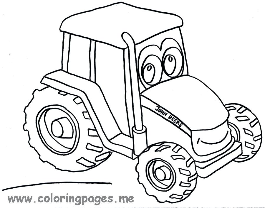 900x709 Tractor Coloring Pages Printable Coloring Page Tractor Tractor