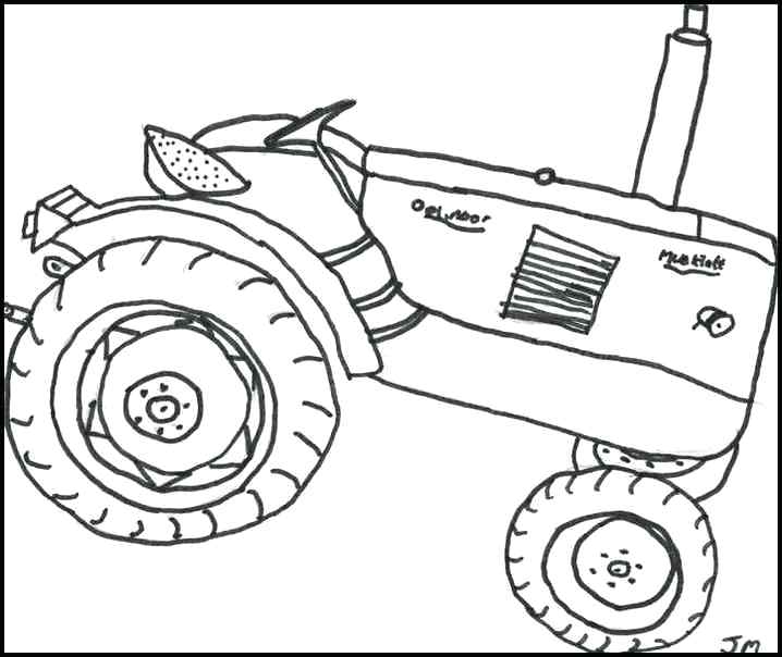 Tractor Trailer Coloring Pages Printable Tractor Coloring Page 718x604 Tractor Trailer Coloring Pages Printable Tractor Coloring Page