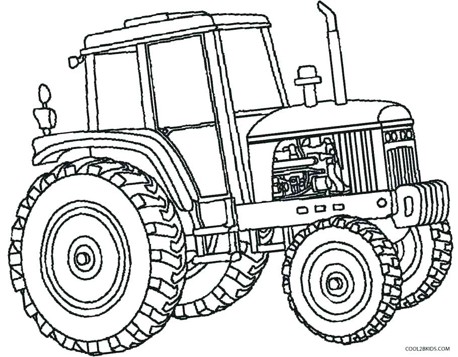 910x709 Tractor Coloring Pages Tractor Coloring Pages Tractors To Color