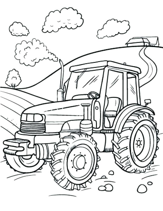 618x800 Truck And Trailer Coloring Pages Free Printable Truck And Trailer
