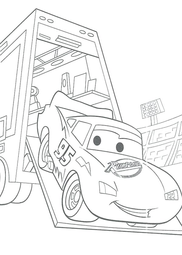 600x840 Lightning Mcqueen Monster Truck Coloring Pages