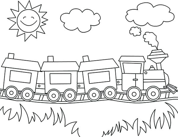 Train For Coloring Steam Locomotive Train Online Coloring Page 600x461 Train For Coloring Steam Locomotive Train Online Coloring Page
