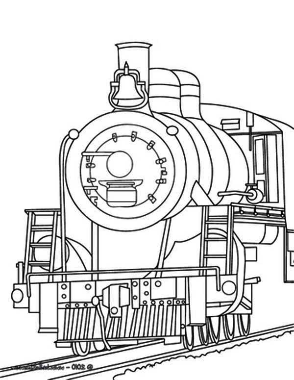 Steam Train Coloring Page For Kids 600x775 Steam Train Coloring Page For Kids