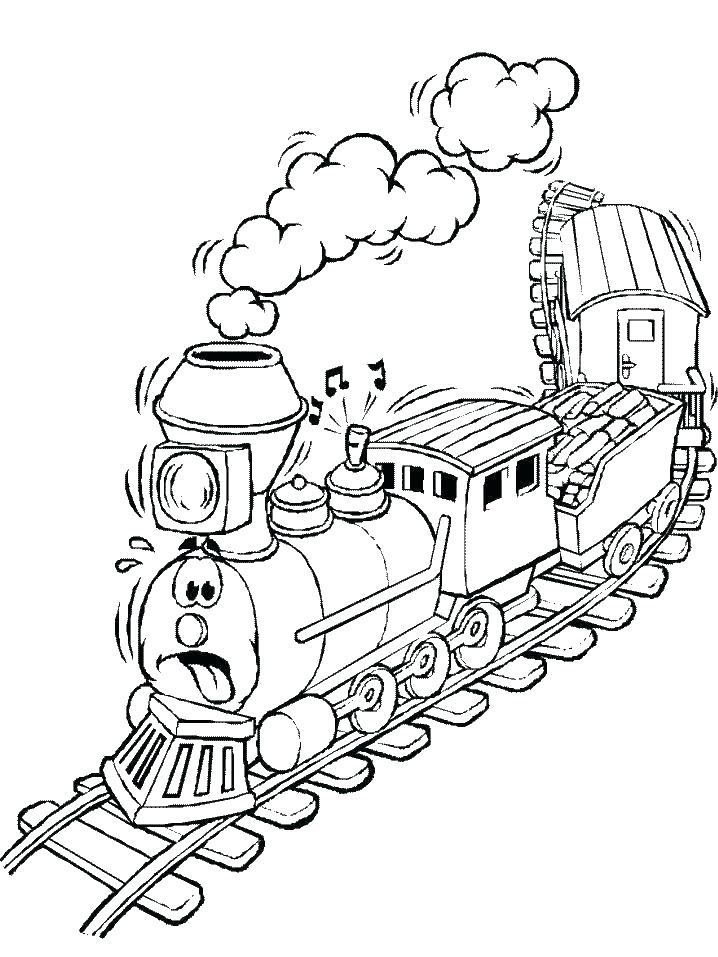 Freight Train Coloring Pages 718x957 Freight Train Coloring Pages