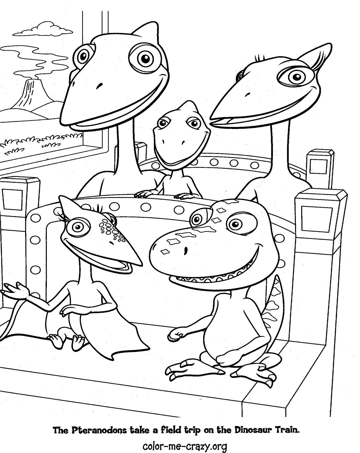 1250x1570 Dinosaur Train Coloring Pages Printable For Good Page Image