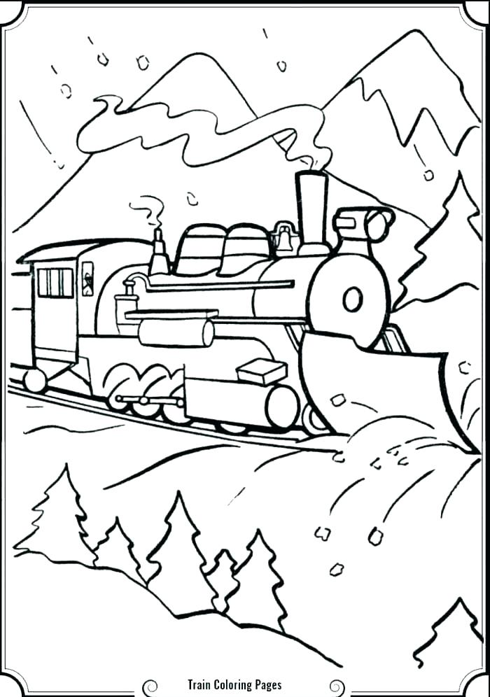 700x996 Polar Express Coloring Page Freight Train Coloring Pages Coloring