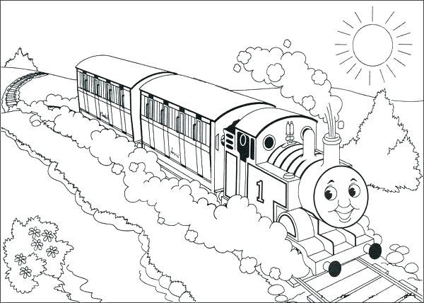 Train Coloring Pages 600x428 Train Coloring Pages