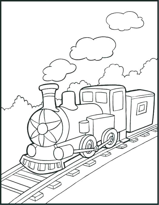 Train Engine Coloring Page at GetColorings.com | Free printable ...