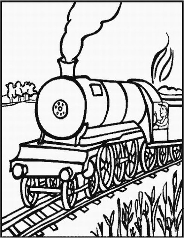 Free Printable Train Coloring Pages For Kids 612x792 Free Printable Train Coloring Pages For Kids