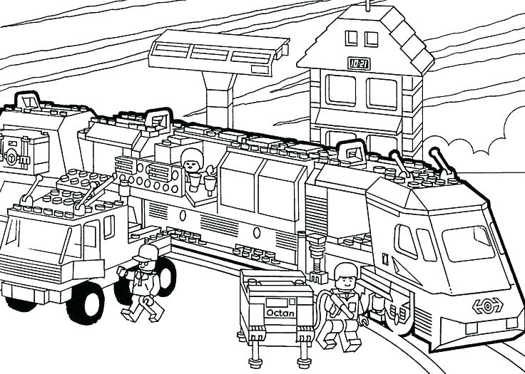 736x525 Coloring Pages Train Free Printable The Train Coloring Pages Train