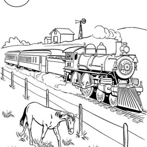 300x300 Coloring Pages And Coloring Books. Steam Train Coloring Pages