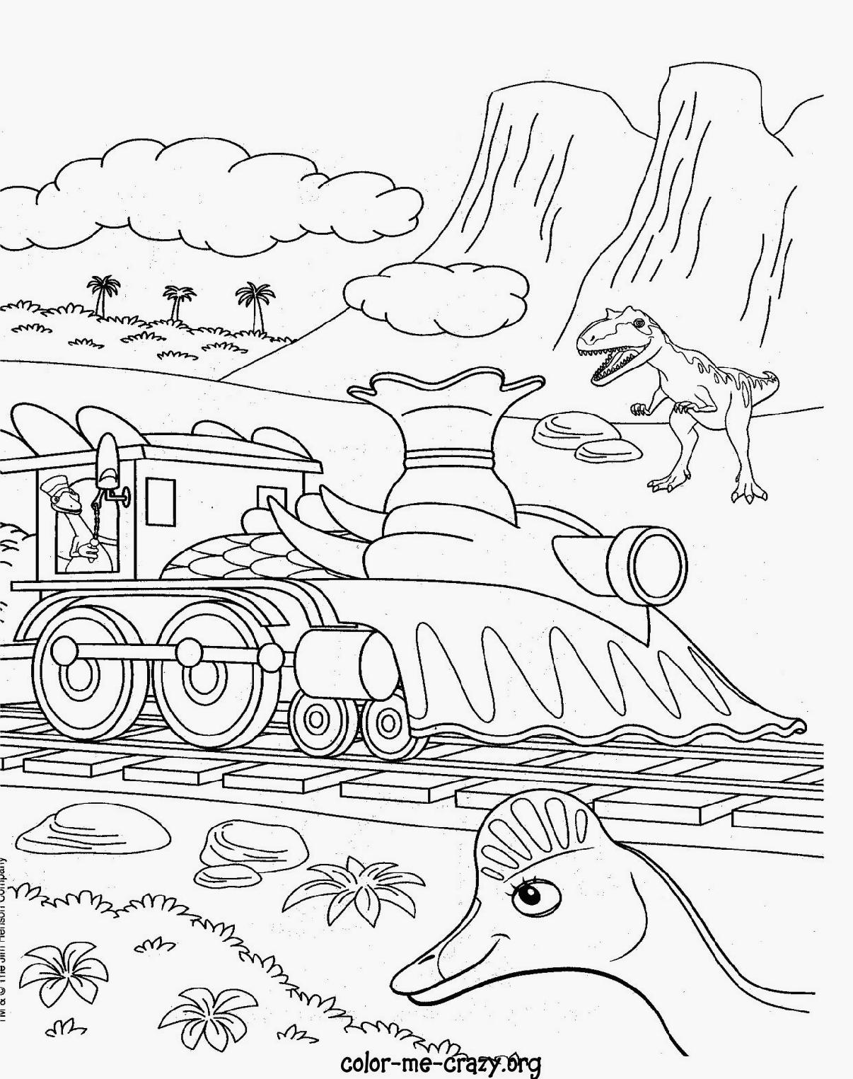 1206x1525 Dinosaur Train Coloring Pages On Stunning Train Station Coloring