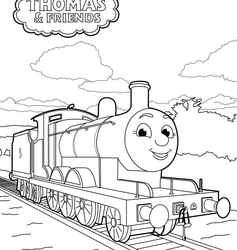 Train Track Coloring Page at GetColorings.com | Free printable ...