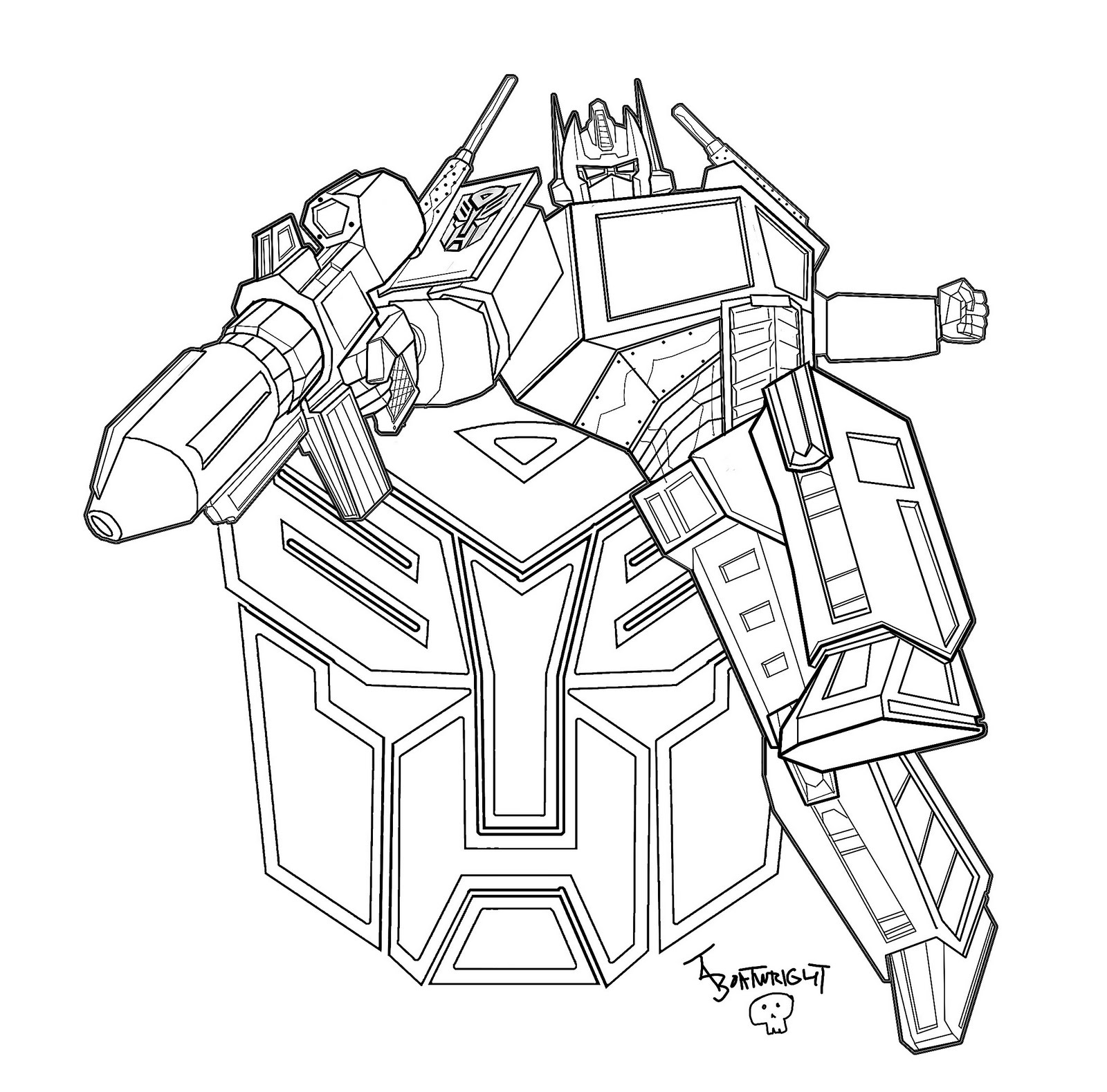 1600x1579 Transformers Coloring Pages