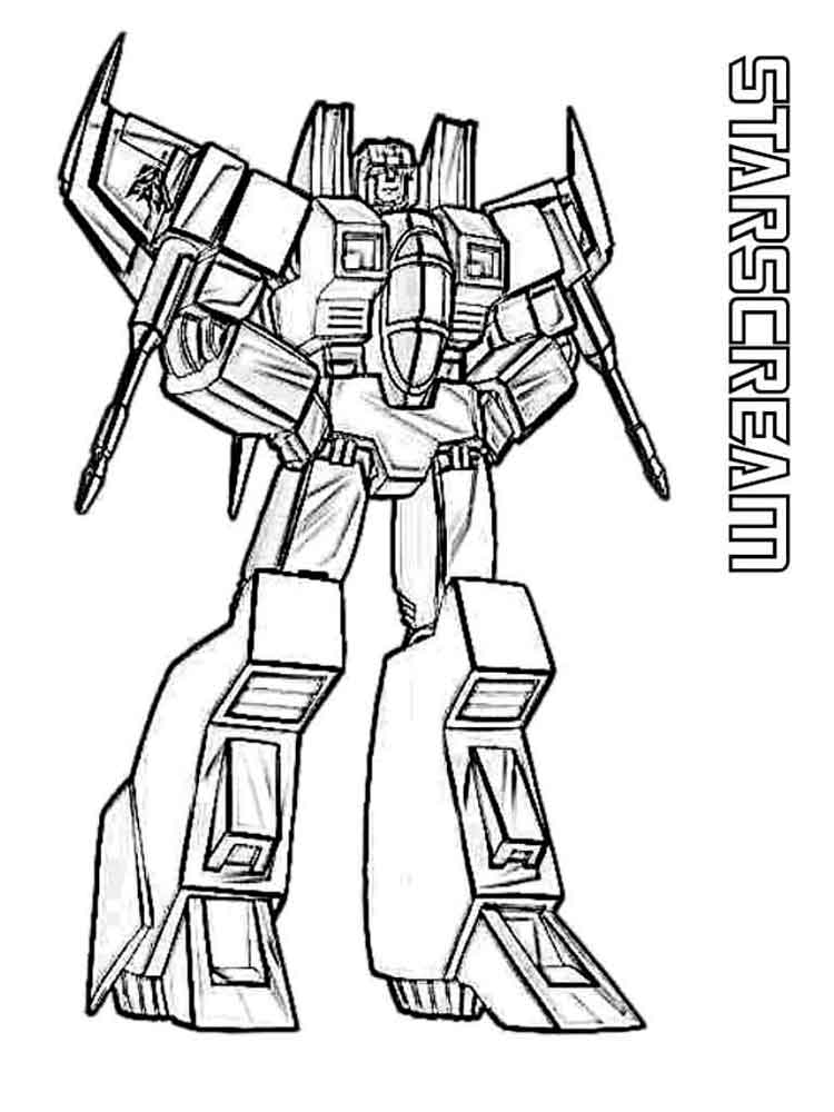 Transformers Coloring Pages Starscream at GetColorings.com | Free ...