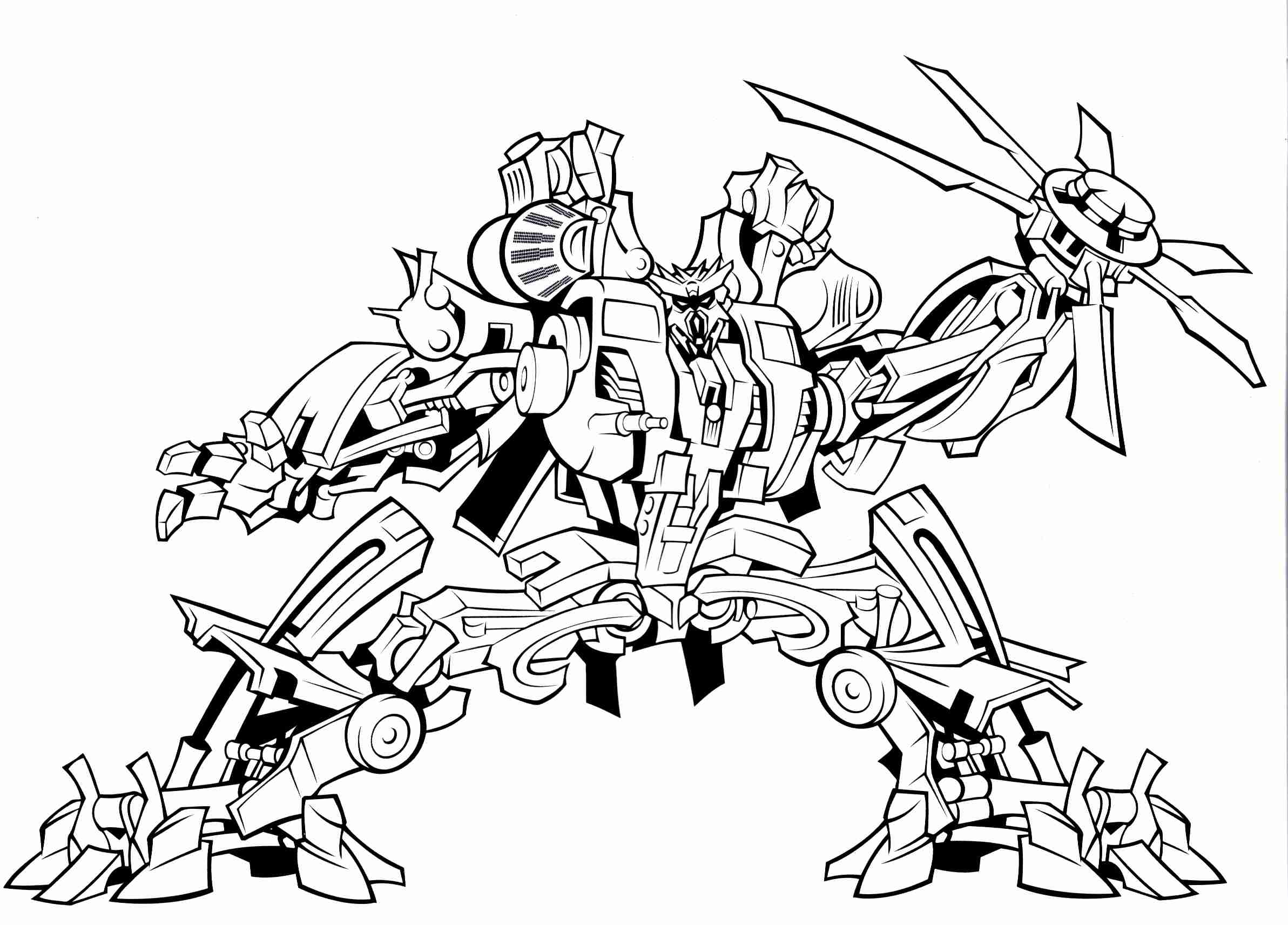 Transformers Coloring Pages To Print