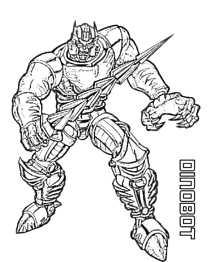 Dinobot Transformers Coloring Page 700x879 Dinobot Transformers Coloring Page