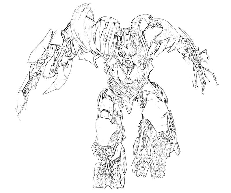 Megatron Coloring Pages 800x667 Megatron Coloring Pages